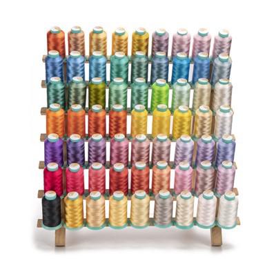 کیت مینی مخروطی 1680 Colors 1000Y نخ گلدوزی پلی استر